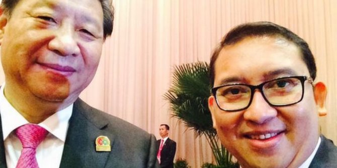 Berkat Fadli Zon, Presiden China foto selfie untuk pertama kalinya