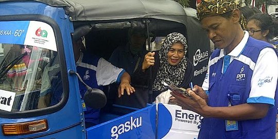 Usai KAA, Bajaj gratis jadi primadona warga Bandung