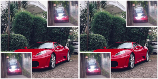 Ferrari Rp 3.5 M Kevin Aprillio terjepit di gang Pondok Labu