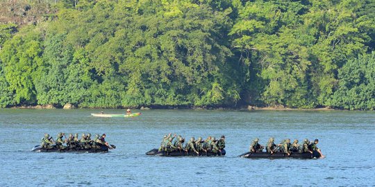 Jelang eksekusi mati, TNI susuri perairan Nusakambangan