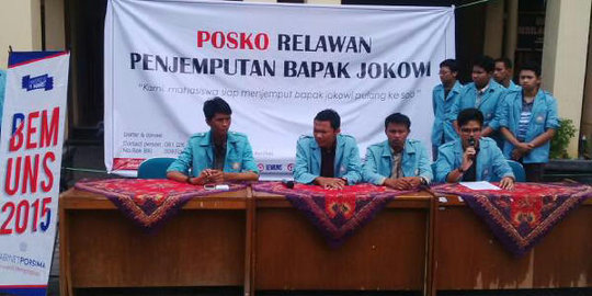 Ratusan mahasiswa Solo daftar sebagai relawan penjemput Jokowi