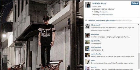 Ini akun Instagram orang yang diduga perusak infrastruktur Bandung