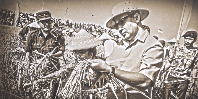 Di era Soeharto, petani Indonesia menjadi penyumbang 