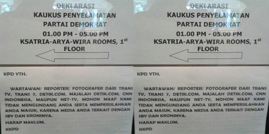 Wartawan Trans Corp dilarang masuk ke acara lawan SBY