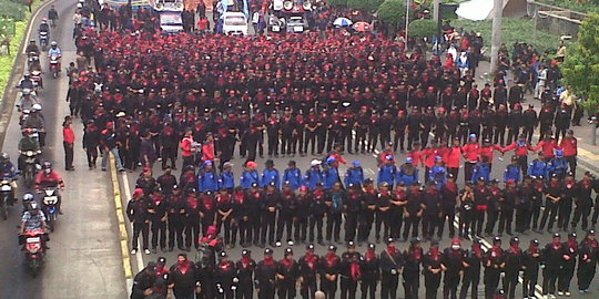 Usung 9 tuntutan, 10 ribu buruh Semarang demo peringati May Day