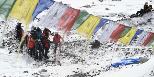 Astaga Ratusan Mayat Pendaki Ditemukan Saat Gunung Everest Mencair