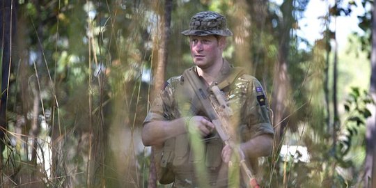 Pangeran Harry latihan militer dengan pasukan elit Australia