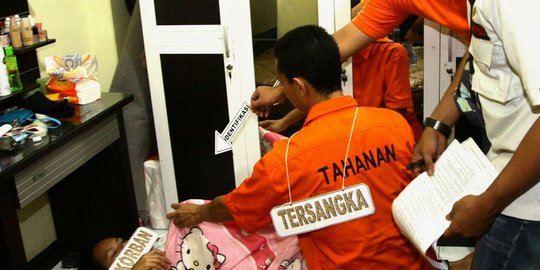 gigit tangan prio sebelum dicekik sampai tewas