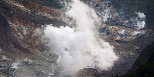 Aktivitas vulkanik Gunung Hakone makin ancam warga Tokyo