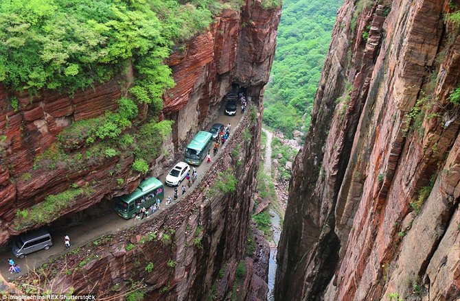 tebing desa guo liang cun china