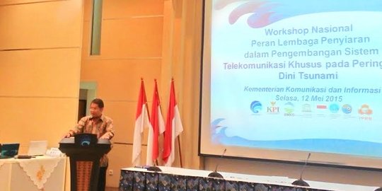 Masyarakat bakal terima SMS jika terdeteksi ada tsunami