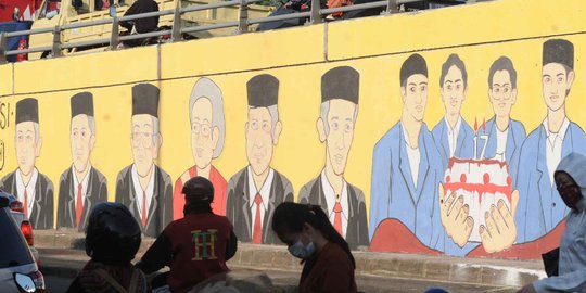 Mural kenang 17 tahun Tragedi Mei '98 hiasi jalan Ibu Kota