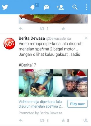 iklan panas di twitter