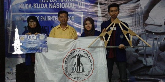 UNY jadi juara I Lomba Rancang Kuda-Kuda Nasional VII
