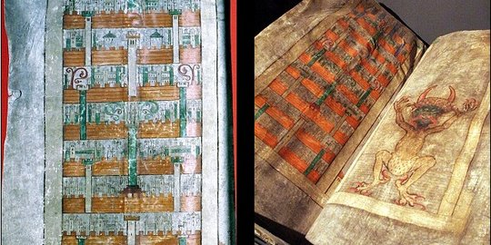 Codex Gigas, kitab kuno penuh misteri yang dijuluki Injil Setan