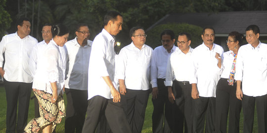 Jokowi soal reshuffle kabinet: Nanti dilihat, nanti, nanti dilihat
