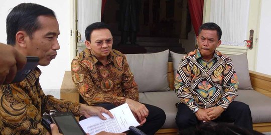 Temui Jokowi, Ahok minta izin garap pembangunan LRT