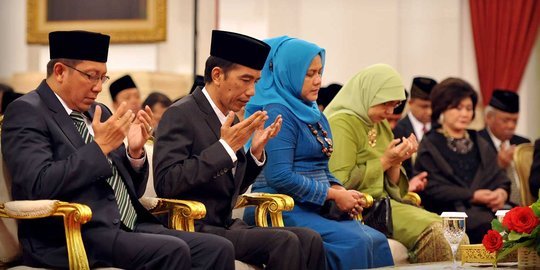 Presiden Jokowi dan Ibu Iriana hadiri Isra Mi'raj di Istana Negara