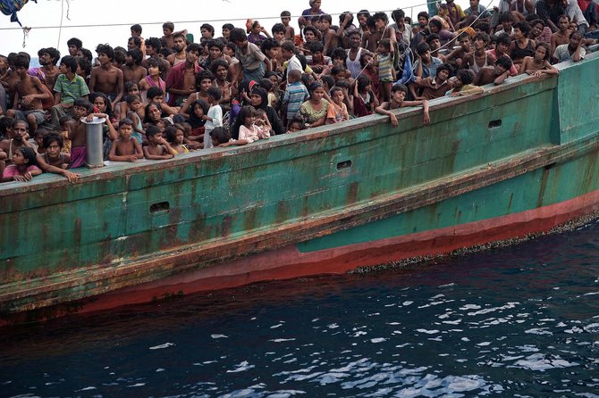 imigran rohingya di perairan thailand