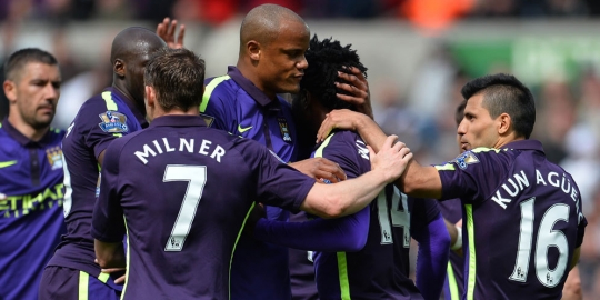 Hasil Swansea City vs Manchester City : Skor 2-4