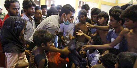 pengungsi rohingya sangat lemah