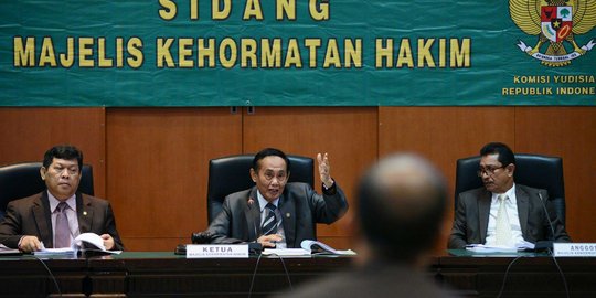 Sidang Majelis Kehormatan Hakim, Herman dijatuhi sanksi