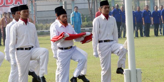 Upacara Harkitnas, teroris Umar Patek kibarkan bendera 