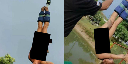 kong nekat main bungee jumping sambil bugil rev1