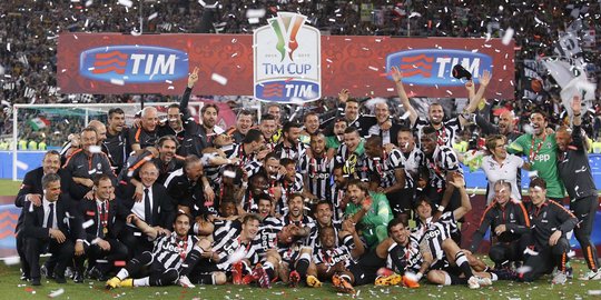 Euforia Juventus raih 'La Decima' Coppa Italia