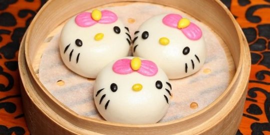 Imutnya Dim Sum Hello Kitty, bikin tak tega makan