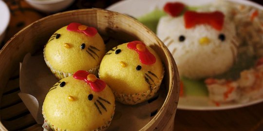 Ini restoran Hong Kong yang sajikan makanan 'Hello Kitty' super imut