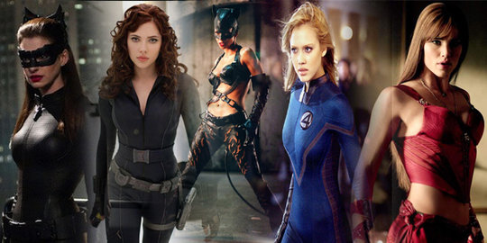 5 Superhero seksi ini bikin pria rela jadi penjahat