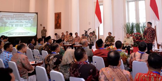 Presiden Jokowi bakal pimpin rapat besar 432 kepala daerah