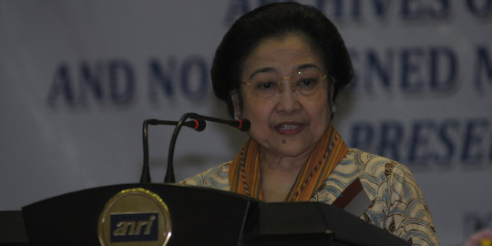 Megawati hadiri pidato budaya di Gedung Arsip Nasional