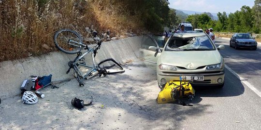 Christian, penjelajah dunia pakai sepeda tewas ditabrak mobil