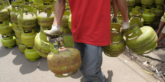 Warga bisa kembalikan gas 3 kg jika beratnya kurang dari 8 kg