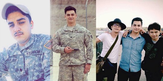 Ini anak Andi /Rif ganteng yang jadi tentara Amerika