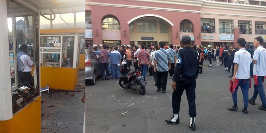 Keributan di MOI Kelapa Gading, massa tutupi jalan hingga buat macet