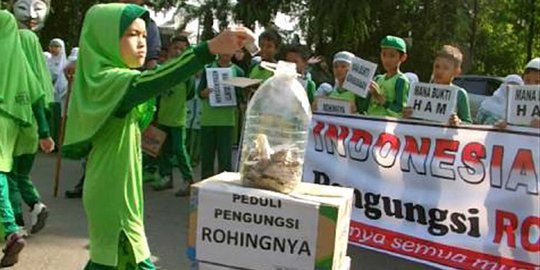 Bantu sumbang warga Rohingnya di Aceh dengan lari