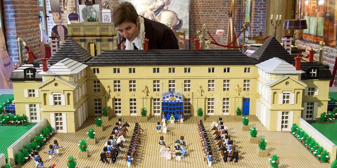 Uniknya pameran satu juta lego di Belgia