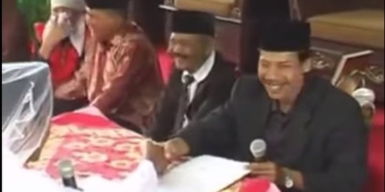 Akad nikah paling kocak, pengantin langsung kabul sebelum ijab