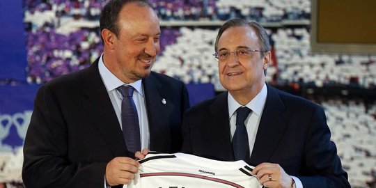 Presiden Real Madrid kenalkan Rafael Benitez sebagai pelatih anyar