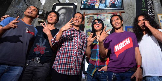 Fakta-fakta Slank makin mesra dengan Jokowi