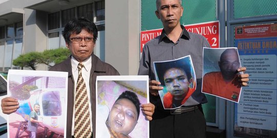 Pengacara tunjukkan foto terpidana JIS yang tewas di LP Cipinang