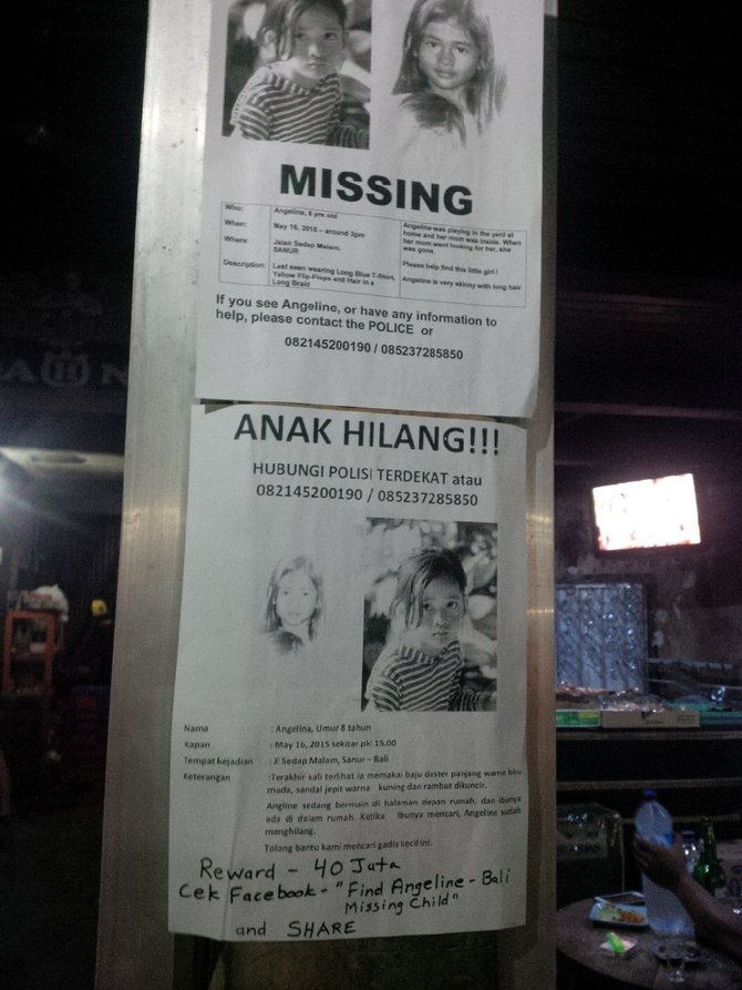 poster angeline di tempat prostitusi