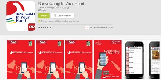 Saat Banyuwangi berubah jadi aplikasi smartphone