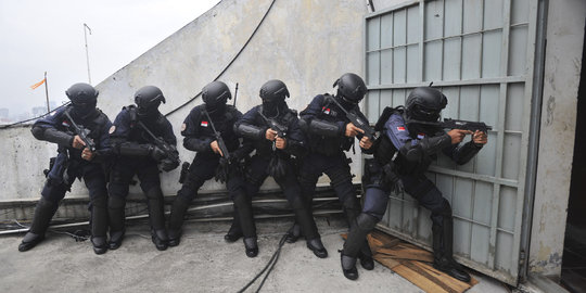 Aksi pasukan elite TNI lumpuhkan teroris di Gedung Kekayaan Negara