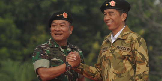 Moeldoko irit bicara soal calon tunggal Panglima TNI Jenderal Gatot