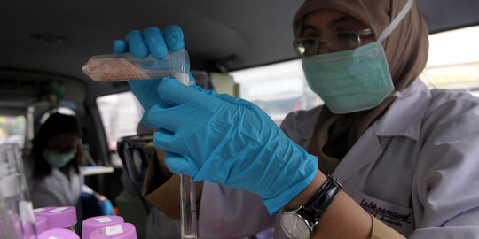 Dinas Ketahanan Pangan sidak makanan berformalin di Pasar Cipete