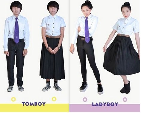 seragam kuliah waria thailand